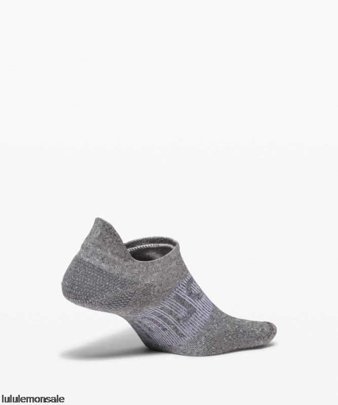 Lululemon Damen DELULU430 | Lululemon Deutschland Graphitgrau Melierte Power Stride Tab Socke